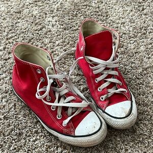 Red Converse High Tops